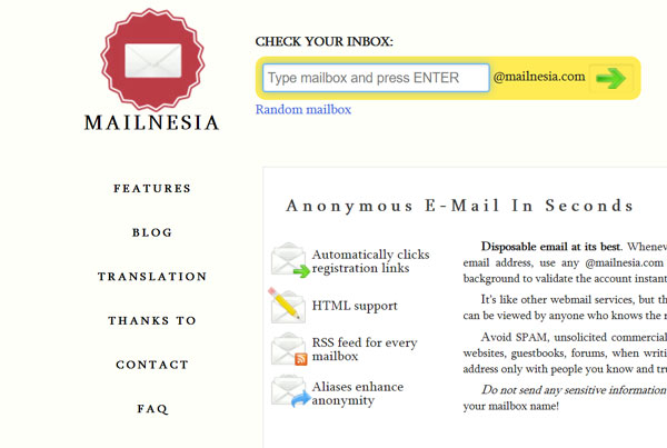 Mailnesia