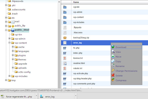 download-errorlog-file